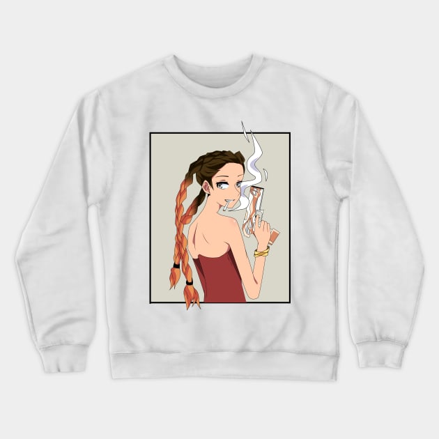 Apex legends loba anime style ver. Crewneck Sweatshirt by AwHM17